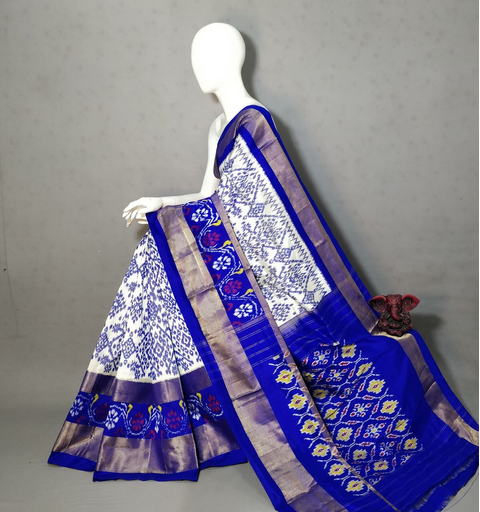 PGMRIDSS4S21BBCC37- Ikat silk saree