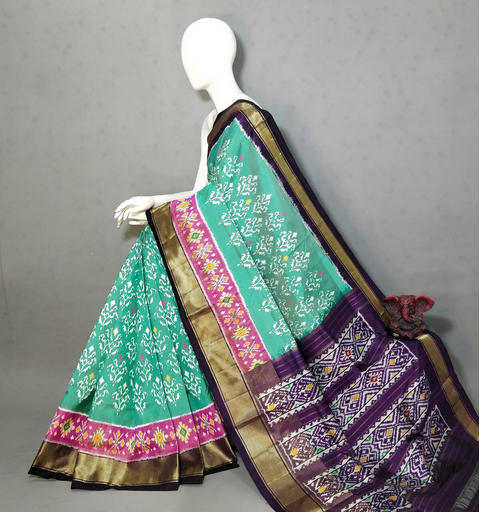 PGMRIDSS4V26BXDC12- Ikat silk saree