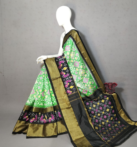 PGMRIDSS4S21BBCC02- Ikat silk saree