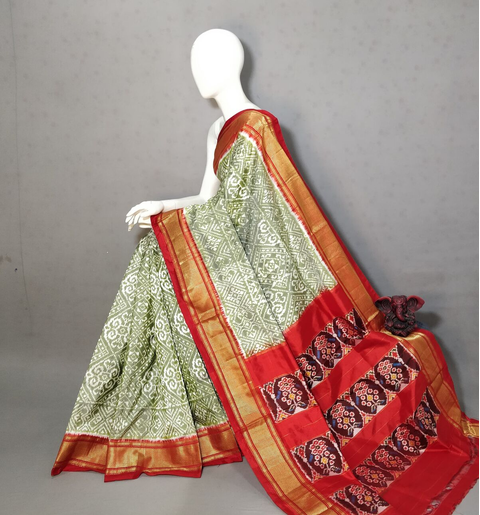 PGMRIDSS4V23BIDD02- Ikat silk saree