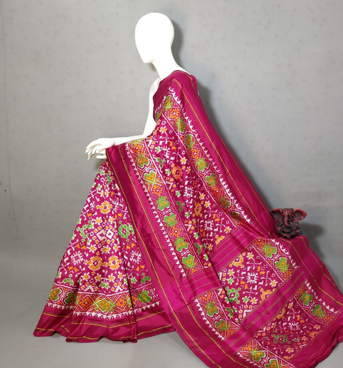 PGMRIDSS4V26BXDC03- Ikat silk saree