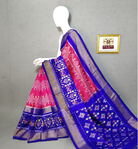 PPHSIDSS4D04BDCC07- Ikat silk saree