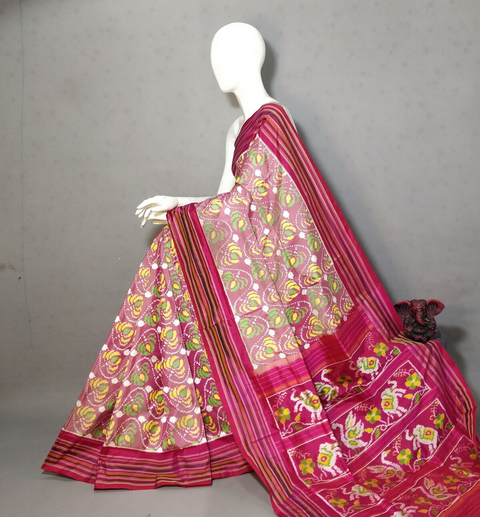 PGMRIDSS4S20NICD24- Ikat silk saree