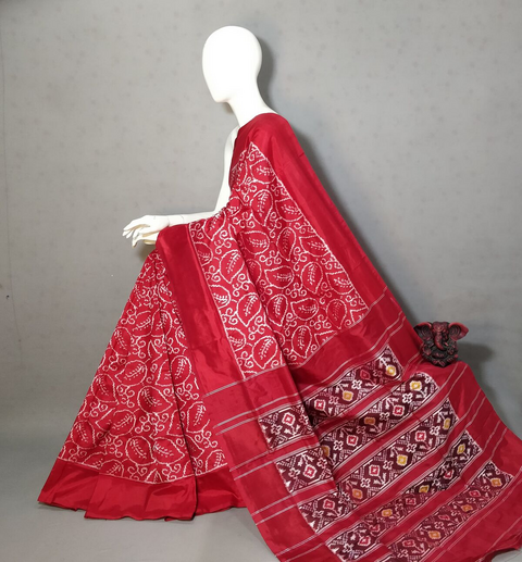 PGMRIDSS5J10NICD20- Ikat silk saree