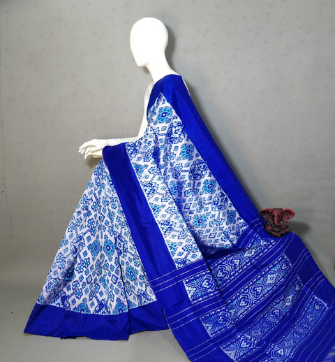 PGMRIDSS4S20NICD06- Ikat silk saree