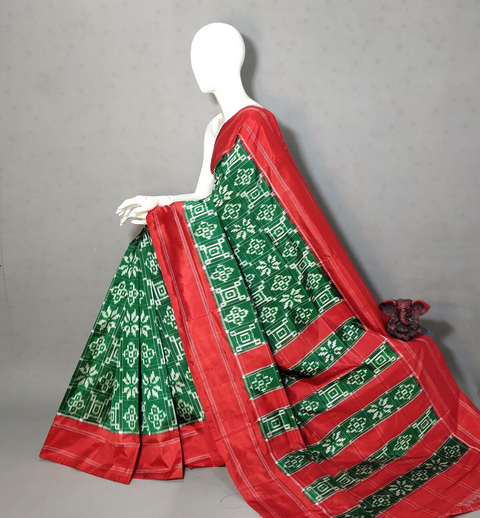 PGMRIDSS4S30TFCC14- Ikat silk saree