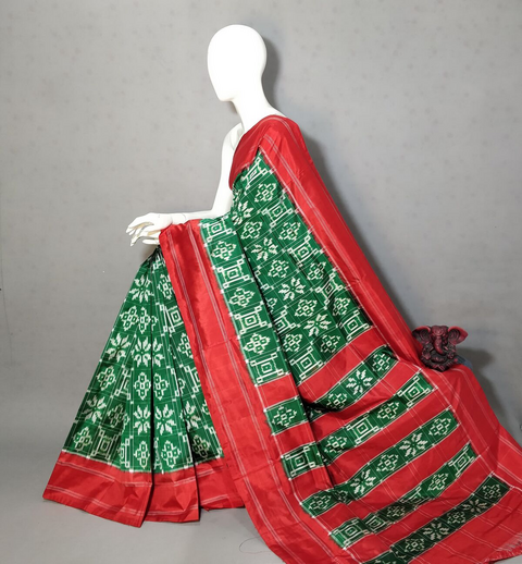 PGMRIDSS4D12TSCD26- Ikat silk saree