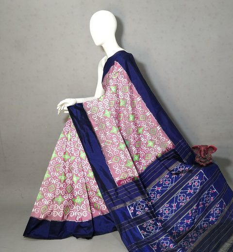 PGMRIDSS4S24BXDC31- Ikat silk saree