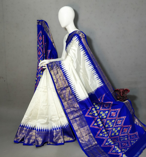 PGMRIDSS4V26BXDC23- Ikat silk saree