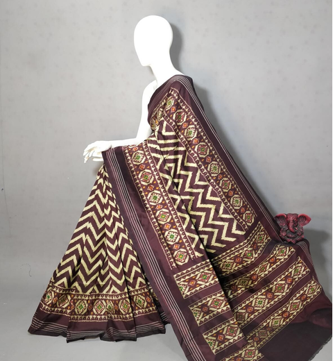 PGMRIDSS4V11BXDD08- Ikat silk saree