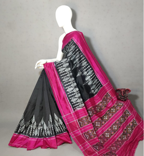 PGMRIDSS4S28BICD22- Ikat silk saree