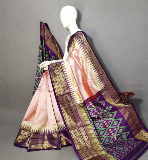 PGMRIDSS4V26BXDC22- Ikat silk saree