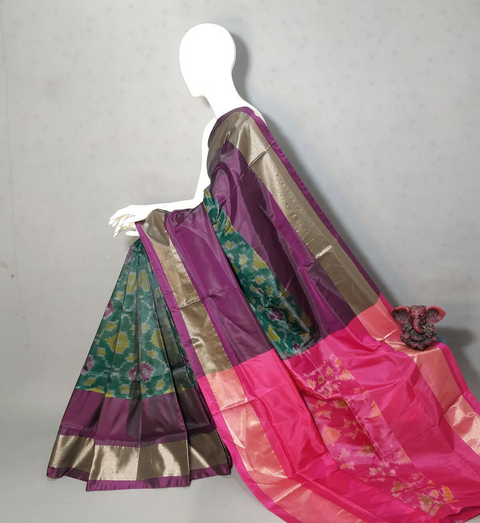 PGMRISSS4D09ISDC36- Ikat soft silk saree