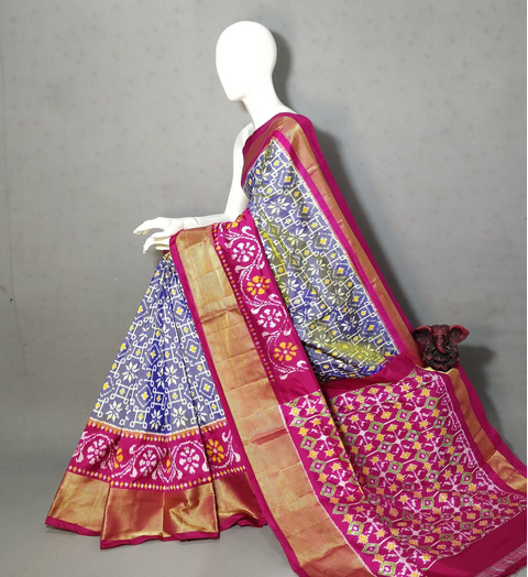 PGMRIDSS4S21BBCC31- Ikat silk saree