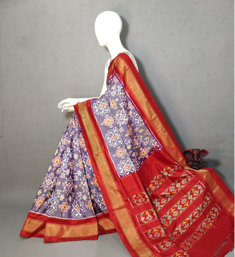 PGMRKBRS4S21BICD22- Ikat silk saree