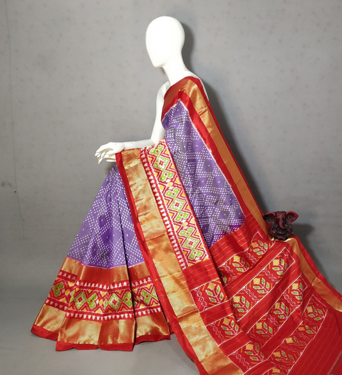 PGMRIDSS4S21BBCC20- Ikat silk saree