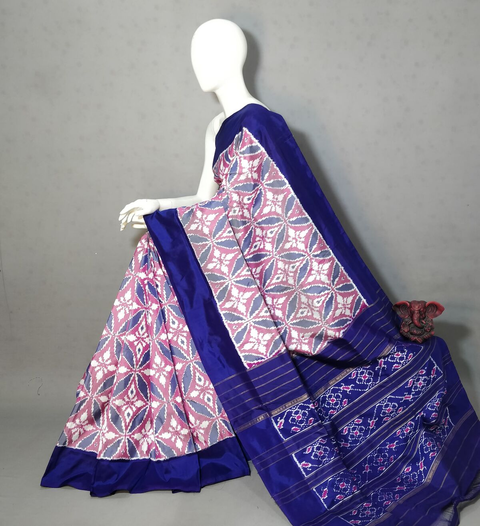 PGMRIDSS4S24BXDC25- Ikat silk saree