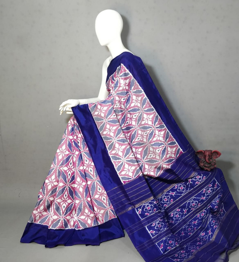 PGMRIDSS4O25BXCD06- Ikat silk saree