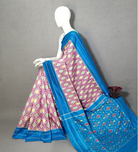 PGMRIDSS4S17TFCD04- Ikat silk saree