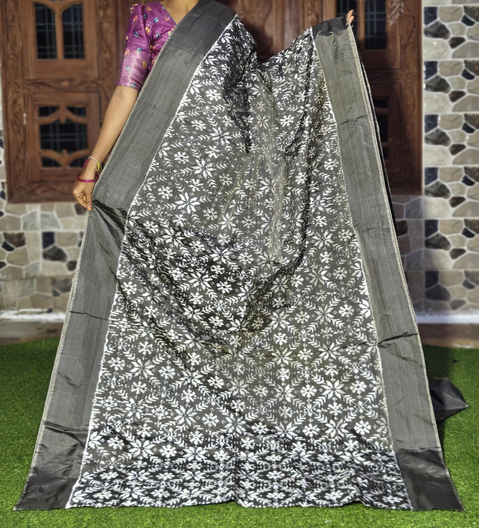 PGMRIDSS5J24NIDC23- Ikat silk saree