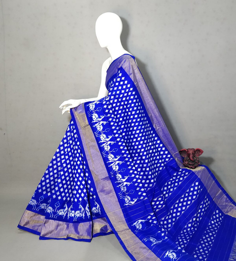 PGMRIDSS4S17TFCD06- Ikat silk saree