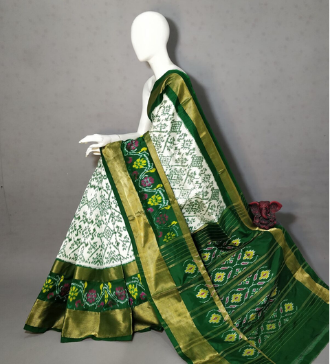 PGMRIDSS4S21BBCC11- Ikat silk saree