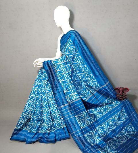 PGMRIDSS4S24BXDC50- Ikat silk saree