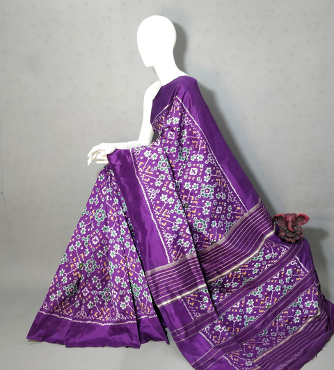 PGMRIDSS4S28BICD34- Ikat silk saree