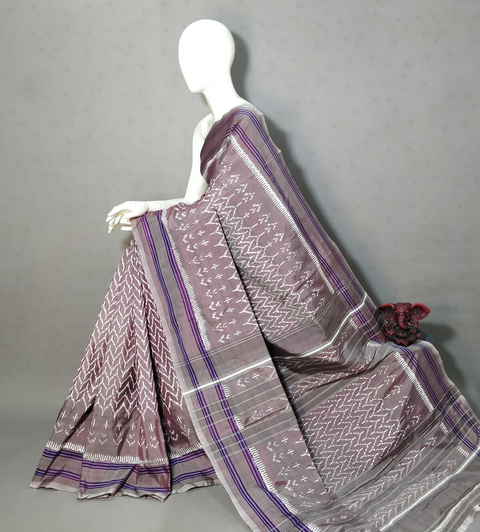 PGMRIDSS4S30TFCC36- Ikat silk saree