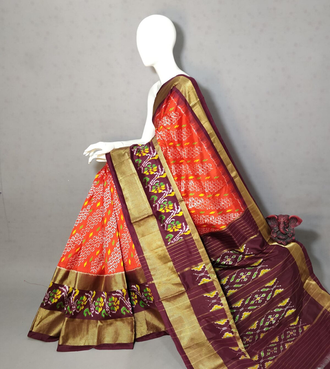 PGMRIDSS4S21BBCC04- Ikat silk saree