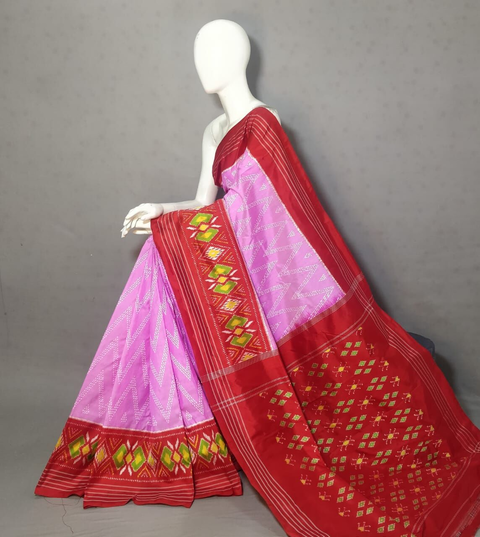 PMIUIDSS4S28BSCC07- Ikat silk saree