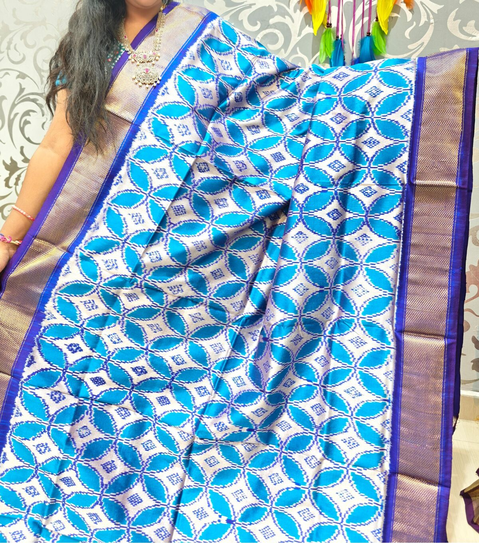 PSPHIDSS4V22NXDC14- Ikat silk saree