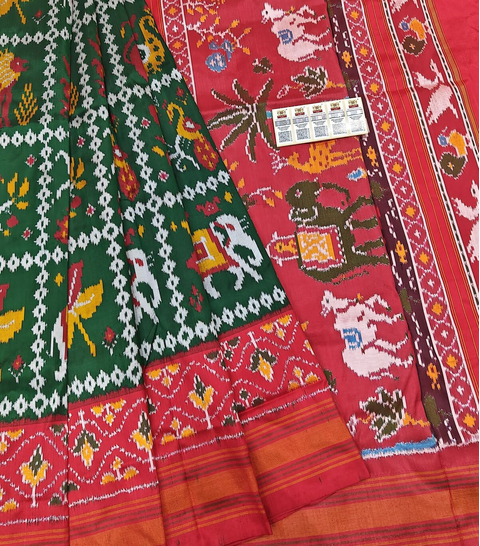 PANHIDSS4O22DTCC06- Ikat silk saree