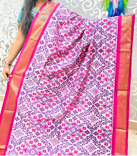 PSPHIDSS4V22NXDC04- Ikat silk saree