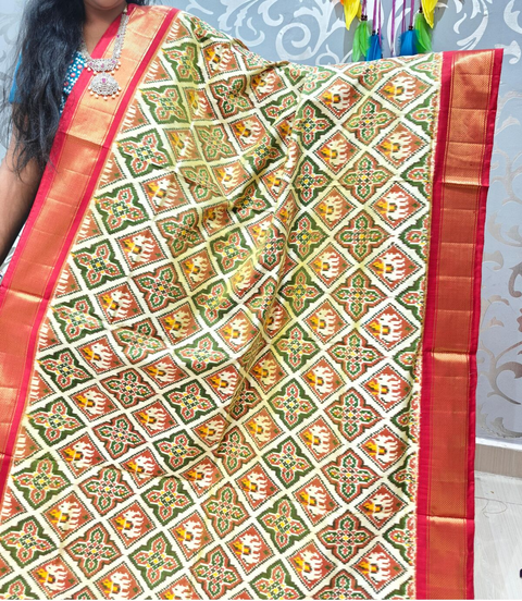 PSPHIDSS4V22NXDC12- Ikat silk saree