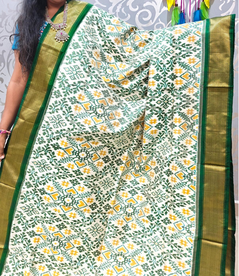 PSPHIDSS4V22NXDC21- Ikat silk saree