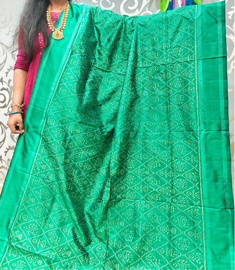 PSPHIDSS5J08BTDD12- Ikat silk saree