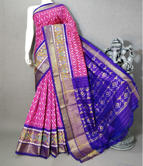 PSTHIDSS4V13NCDD23- Ikat silk saree