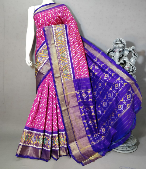 PSTHIDSS4V24NDDC46- Ikat silk saree