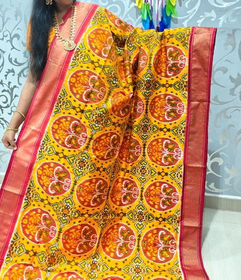 PSVHIDSS4V12BTCD14- Ikat silk saree