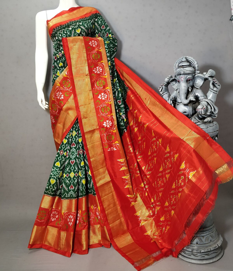 PSTHIDSS4V13NCDD09- Ikat silk saree