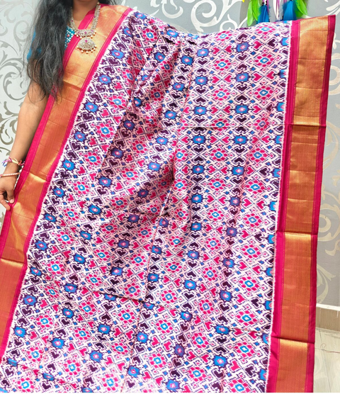 PSPHIDSS4V22NXDC05- Ikat silk saree