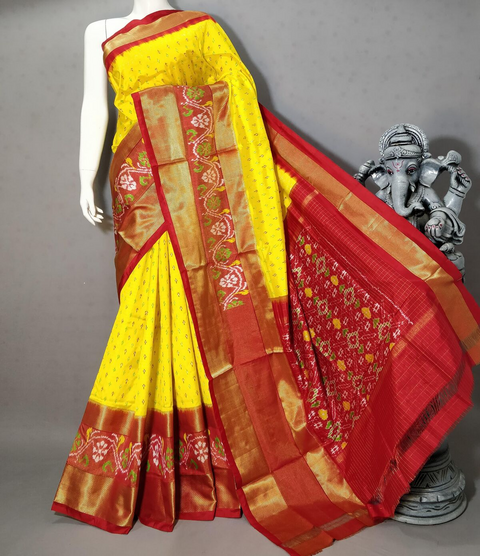 PSTHIDSS5J05NSDD07- Ikat silk saree