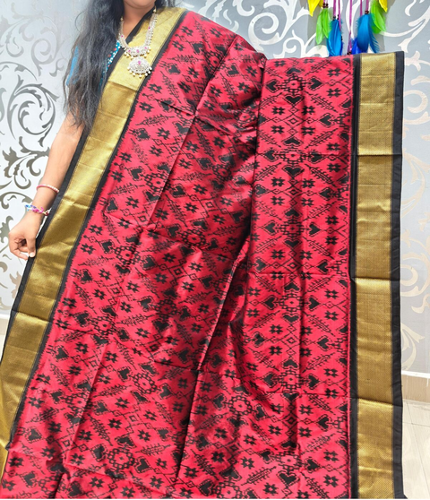 PSPHIDSS4V22NXDC18- Ikat silk saree