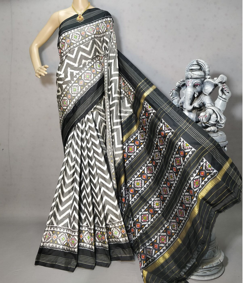 PRIHIDSS4V23BSCD28- Ikat silk saree