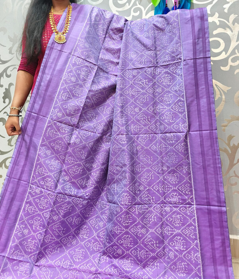 PSPHIDSS5J08BTDD09- Ikat silk saree