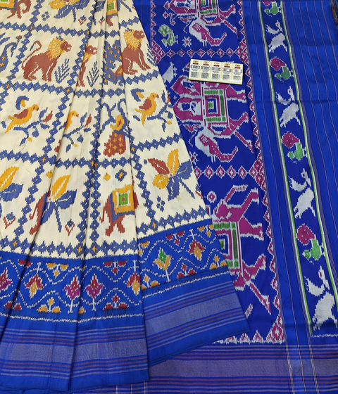 PANHIDSS4O22DTCC03- Ikat silk saree