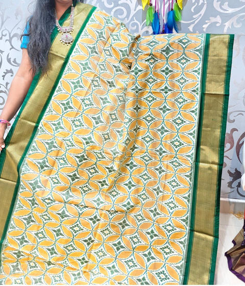 PSPHIDSS4V22NXDC17- Ikat silk saree