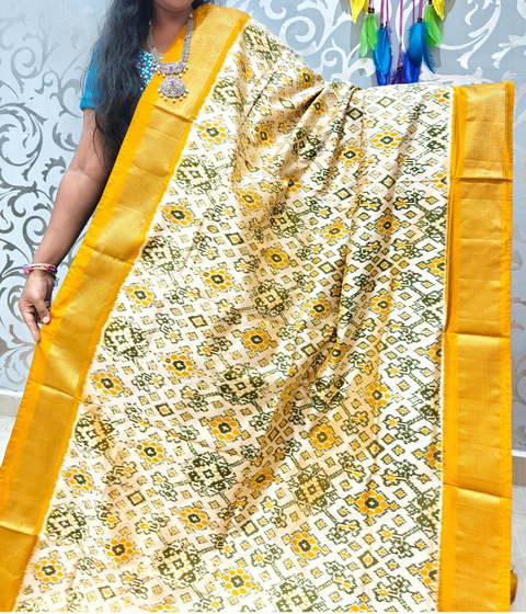 PSPHIDSS4V22NXDC22- Ikat silk saree