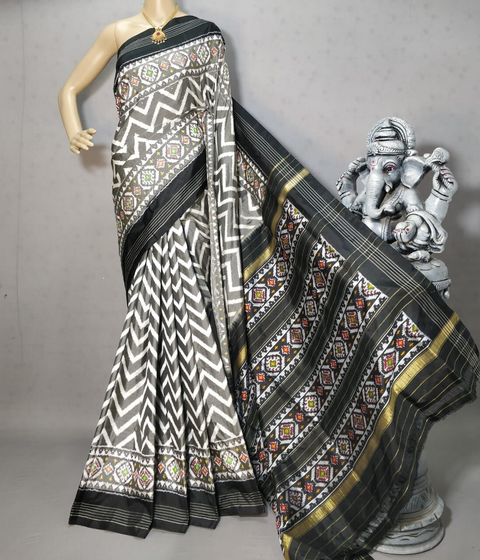 PRIHIDSS4D23BSCD19- Ikat silk saree